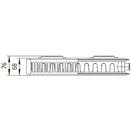 Радиатор стальной панельный AXIS 21 500 x  500 Classic