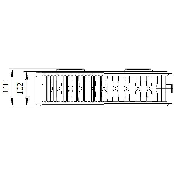 Радиатор стальной панельный AXIS 22 200 x  600 Ventil